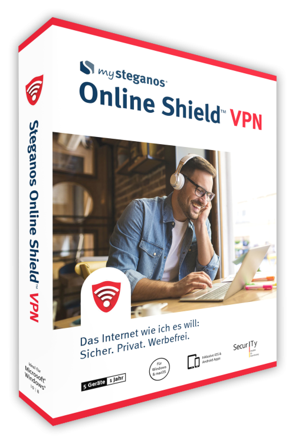 mySteganos Online Shield VPN (5 Device- 1 Year) ESD
