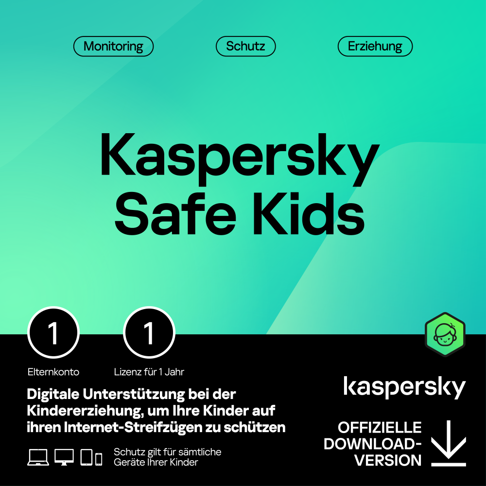 Kaspersky Safe Kids (1 Device - 1 Year) DACH ESD