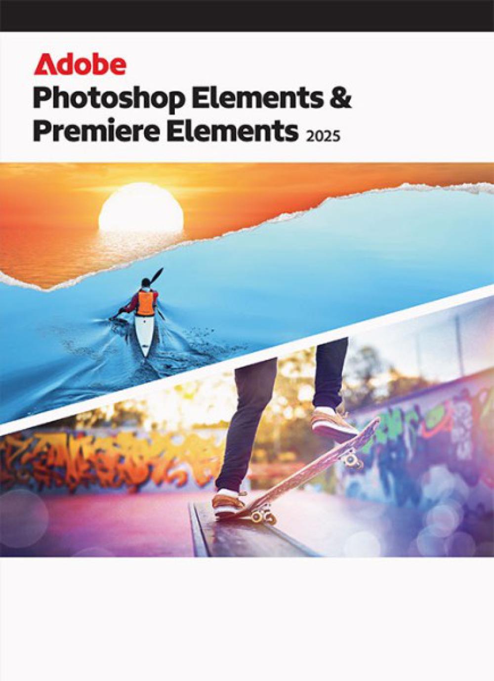 Adobe Photoshop + Premiere Elements 2025 (1 User - 3 Years) ESD